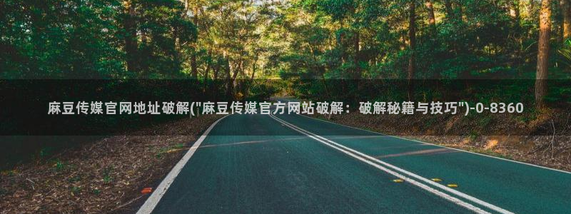 麻豆传媒官网 亚瑟：麻豆传媒官网地址破解(\